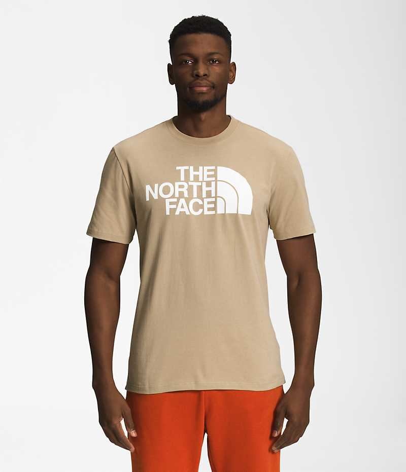 The North Face κοντο Sleeve Half Dome Μπλουζακι ανδρικα Χακί | GR ROPDKHN