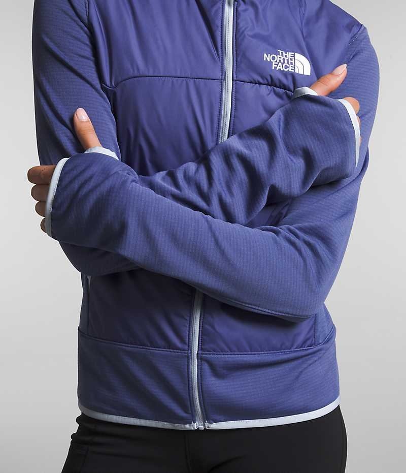 The North Face Χειμερινά Warm Pro Μπουφάν Fleece γυναικεια μπλε | ATHENS VBMLCPA